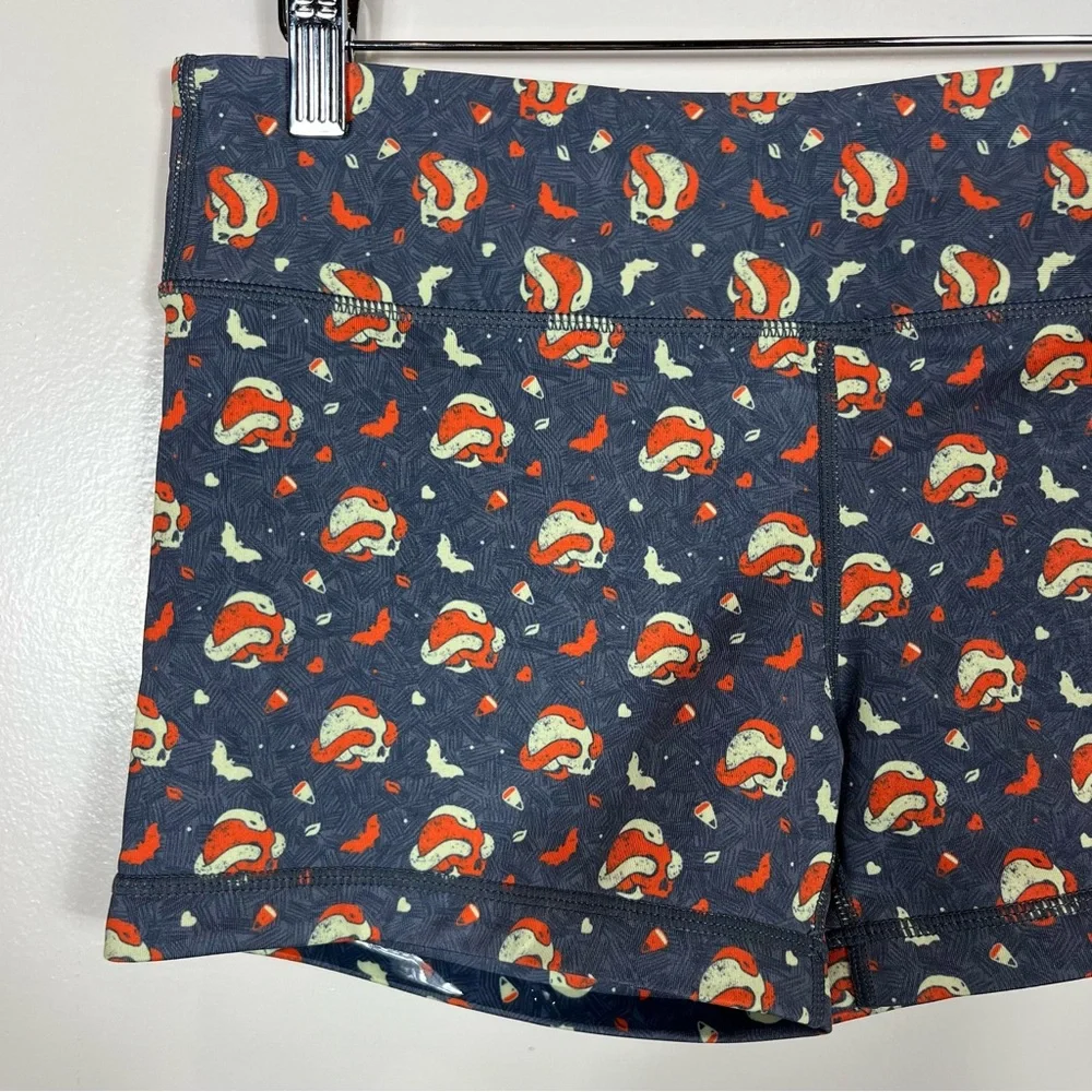 IAB MFG‎ Spandex Gym Shorts 8 Medium Weightlifting Athletic Sports Skull Snake